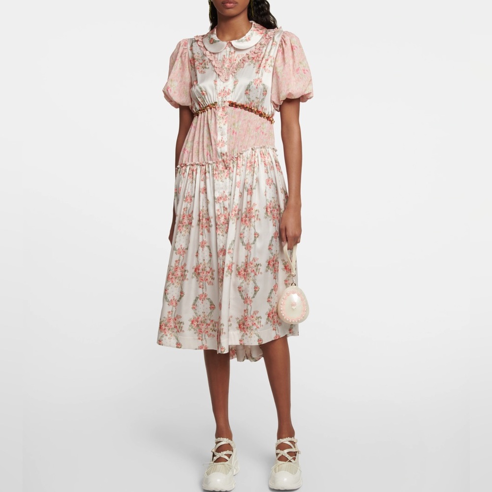 SIMONE ROCHA Floral Dress